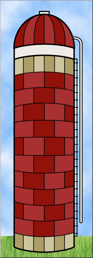 Clip Art: Silo Color 1