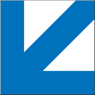 Clip Art: Arrow 05 Blue