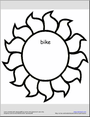 Shapebook: Summer Words (activities)