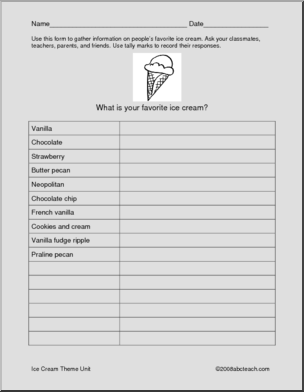Ice Cream Survey