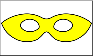 Clip Art: Theater Mask Color 2
