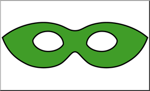 Clip Art: Theater Mask Color 4