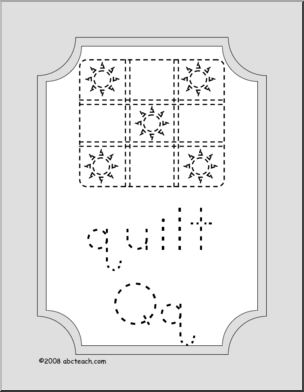 Trace and Color: Qq Quilt