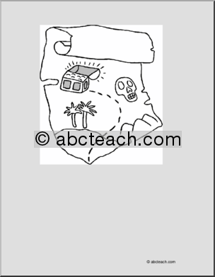 Shapebook: Treasure Map (blank)