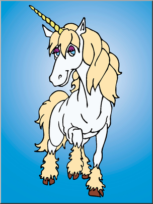 Clip Art: Unicorn Color