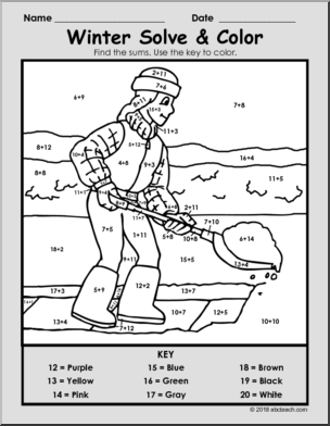 Holiday/Seasonal: Seasonal – Winter Solve & Color Addition