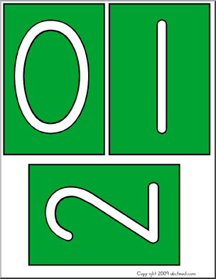 Sandpaper Number Template (ZB-style font)